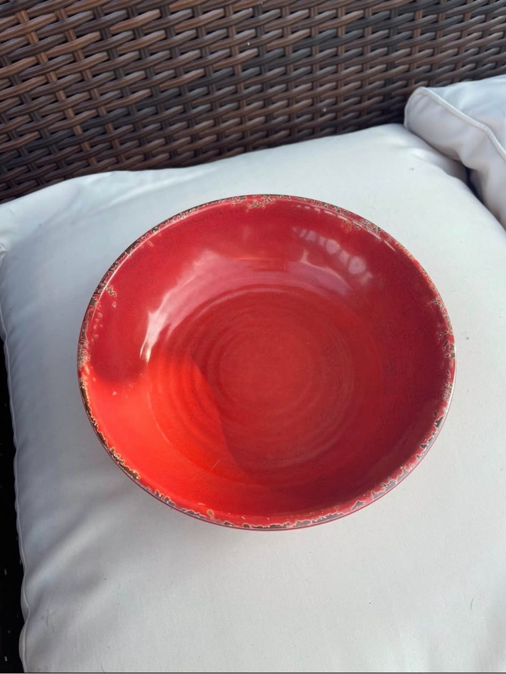 Williams Sonoma Rustic Crackle Melamine Bowls (8 Count) - Picture 3 of 5